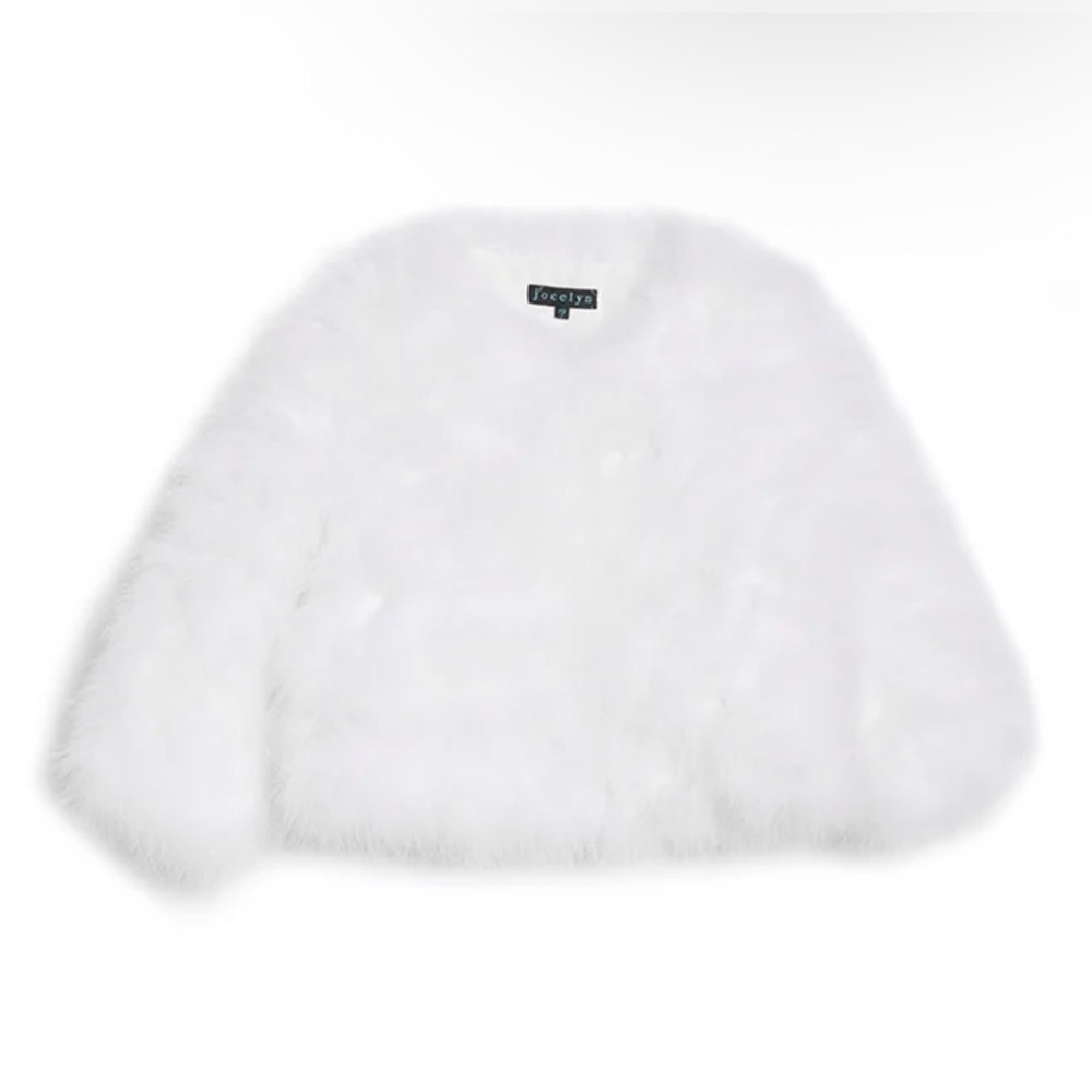 Jocelyn Fifi Feather Bolero - White - S - Picture 4 of 9